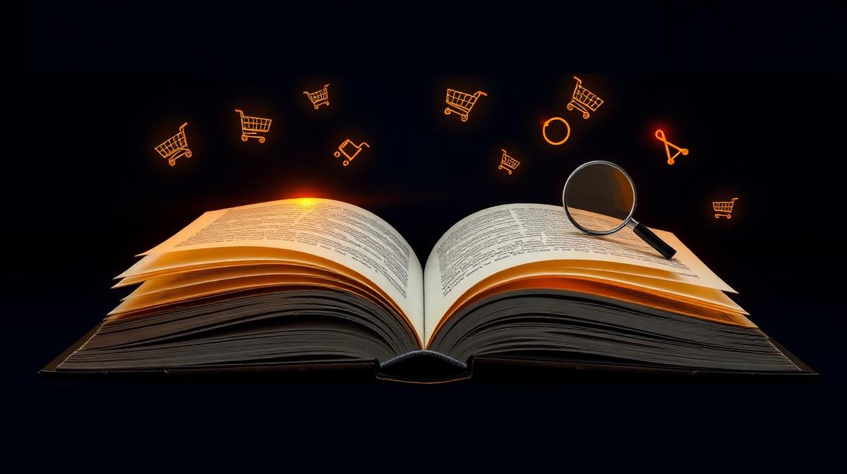 Open naslagwerk met Google Shopping termen en definities op alfabetische volgorde